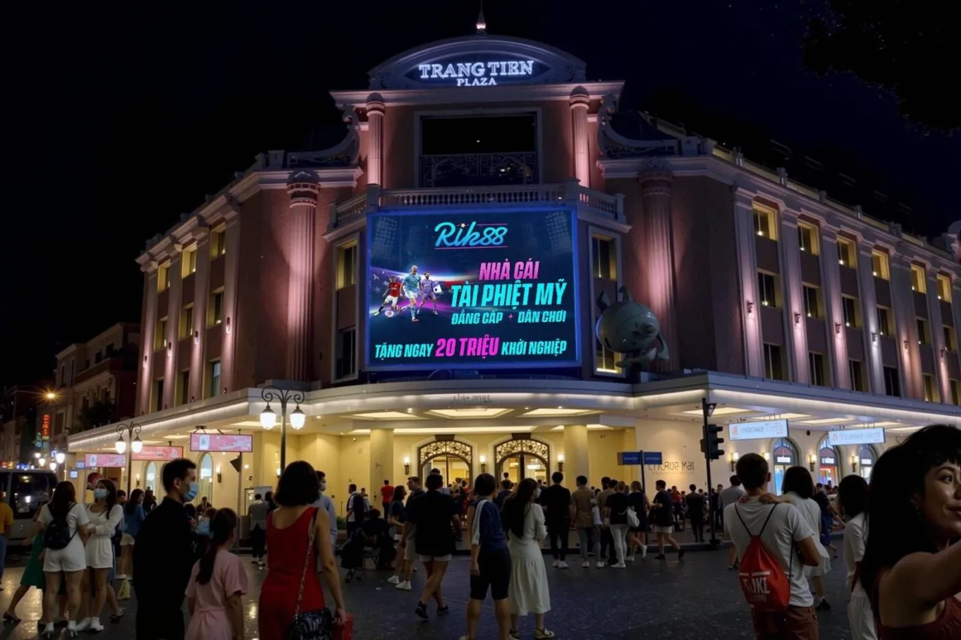 Hình ảnh đang gây chú ý nhất của Rik88 tại phố đi bộ